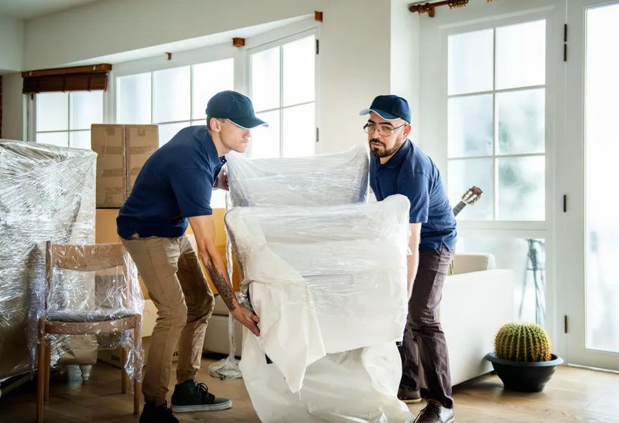 Bulldog Moving crew handling a commercial relocation