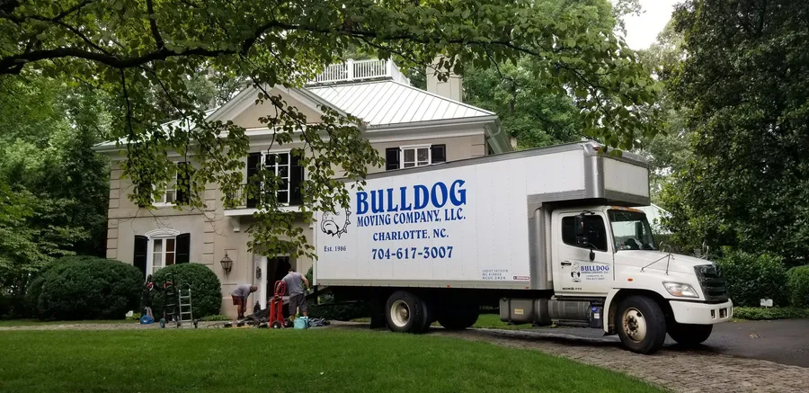 Bulldog Moving truck in Charlotte